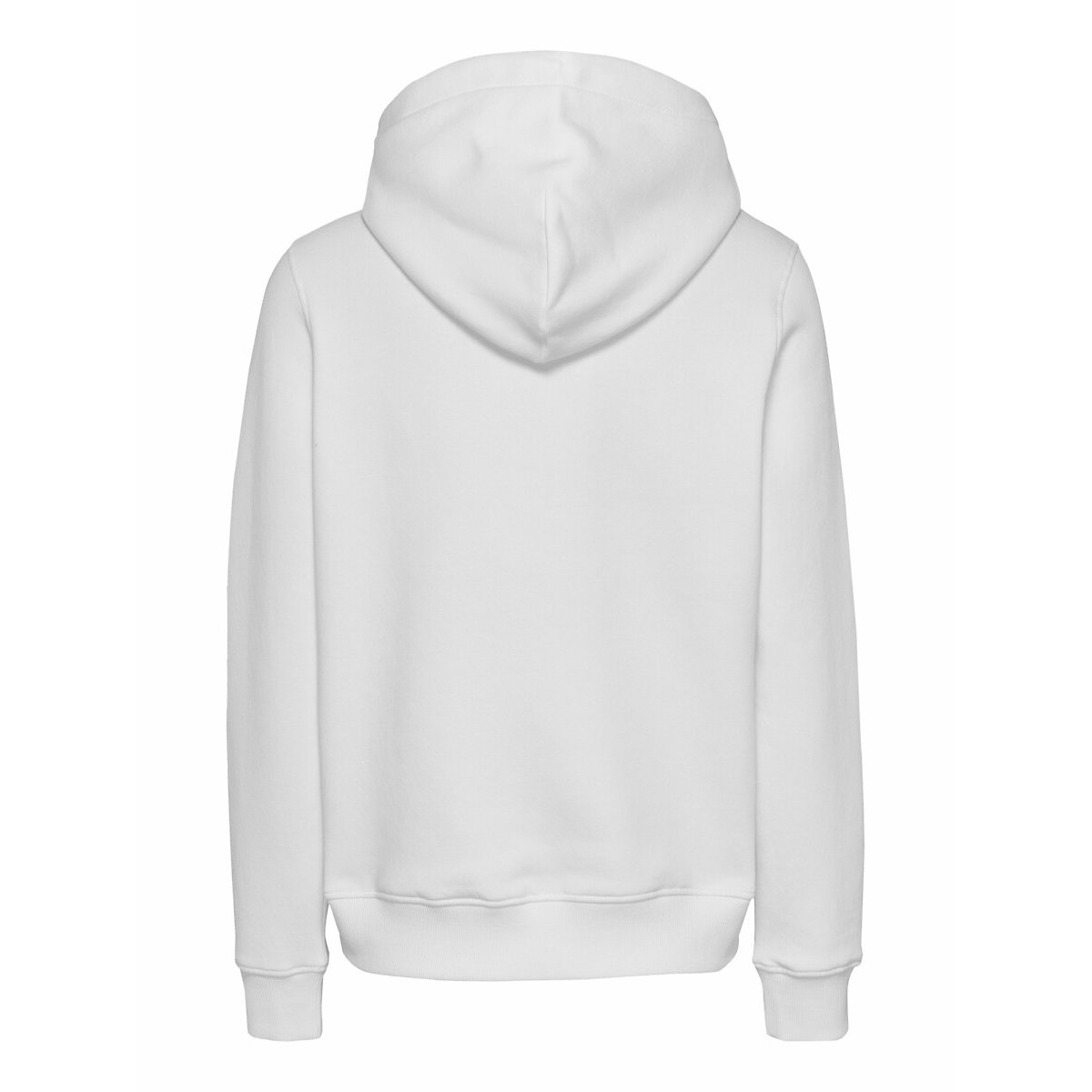 Embroidered Logo Hoodie in Cotton Mix white, TOMMY JEANS