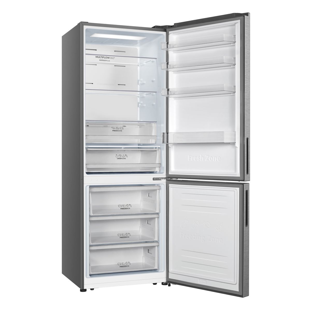 Réfrigérateur combiné NRK720EAXL4 couleur unique, GORENJE