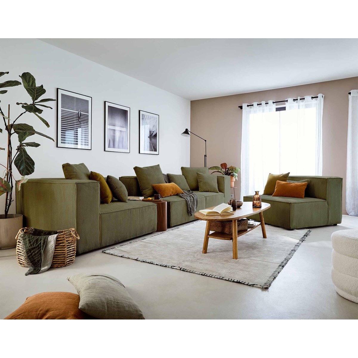 Module d'assise - COLOMBINE vert, BEST MOBILIER