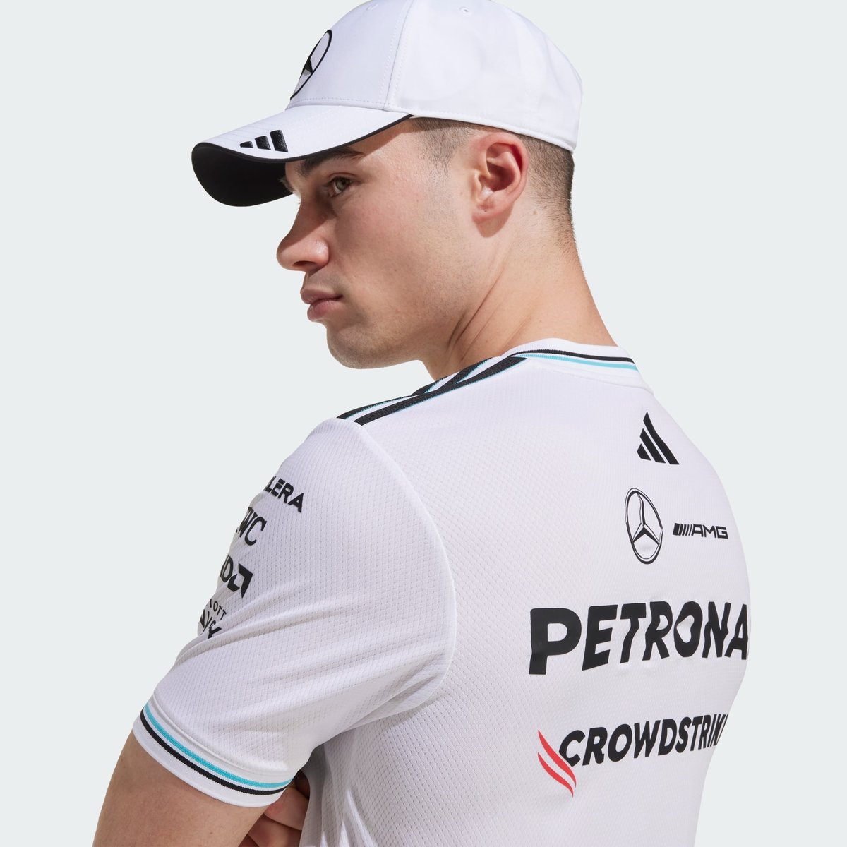 Maillot Pilote Authentique Mercedes - Amg Petronas Formula One Team Maillot Pilote Authentique Mercedes - Amg Petronas Formula One Team white / black, adidas Performance