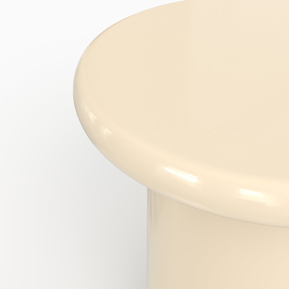 Table d'appoint Apoline - APOLINE blanc, MAISON PAVANE