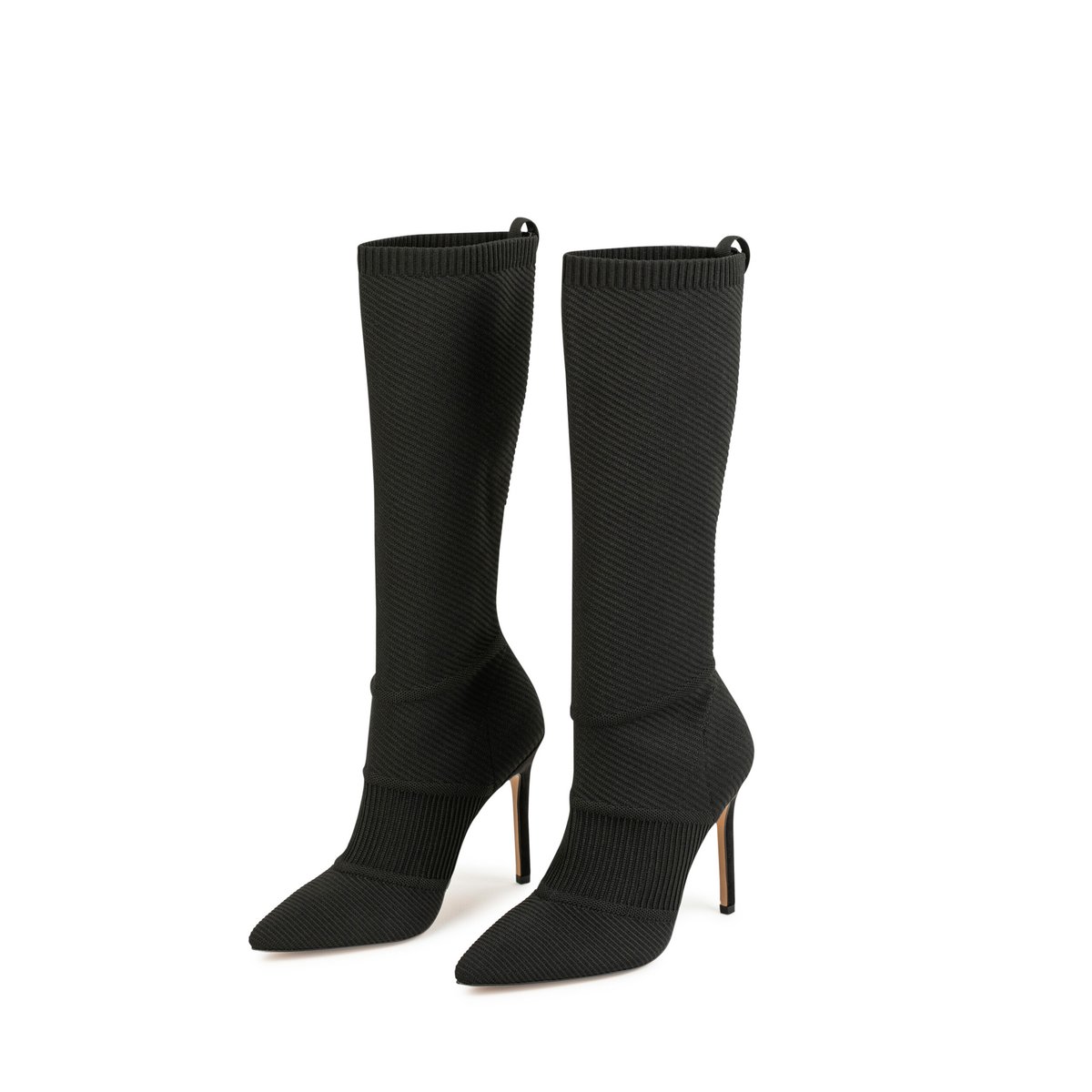 Bottes à talons aiguilles noir, MORGAN