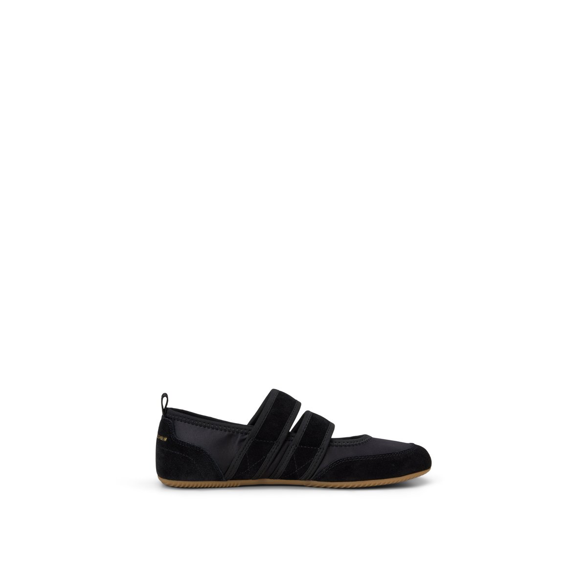 Ballerine modèle Lola avec sangle velcro schwarz, MARC O'POLO