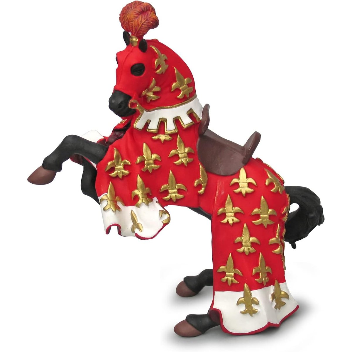 Figurine Cheval du Prince Philippe rouge rouge, PAPO