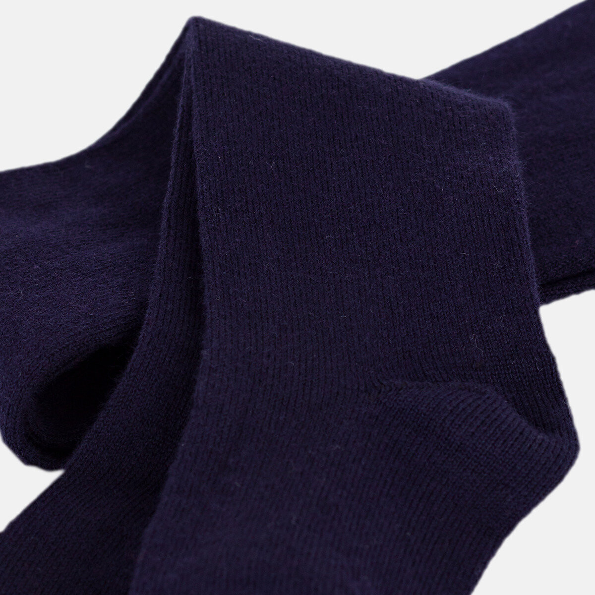 Un paio di collant tinta unita blu marino, PETIT BATEAU