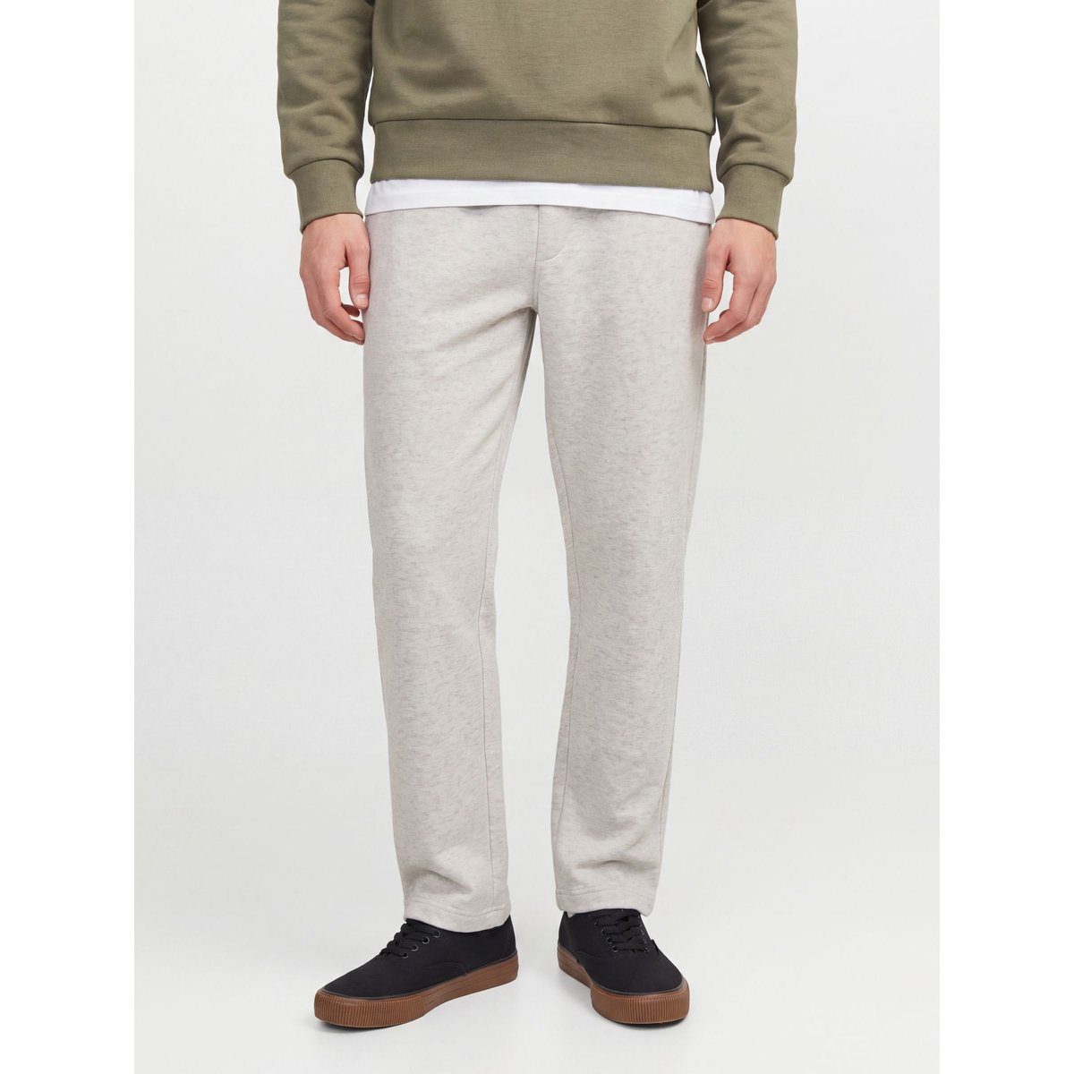 Pantalon white melange, JACK & JONES