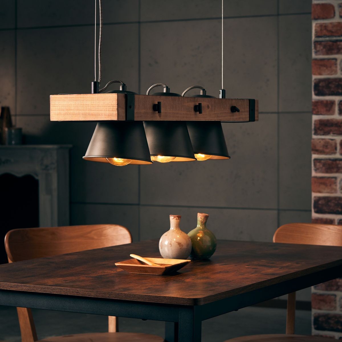 Suspension    PLOW marron, BRILLIANT