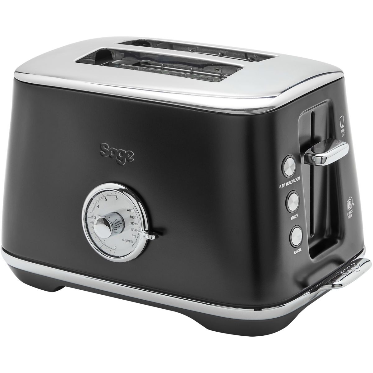Grille-pain Luxe toast Select STA735BTR4EEU1 noir, SAGE APPLIANCES