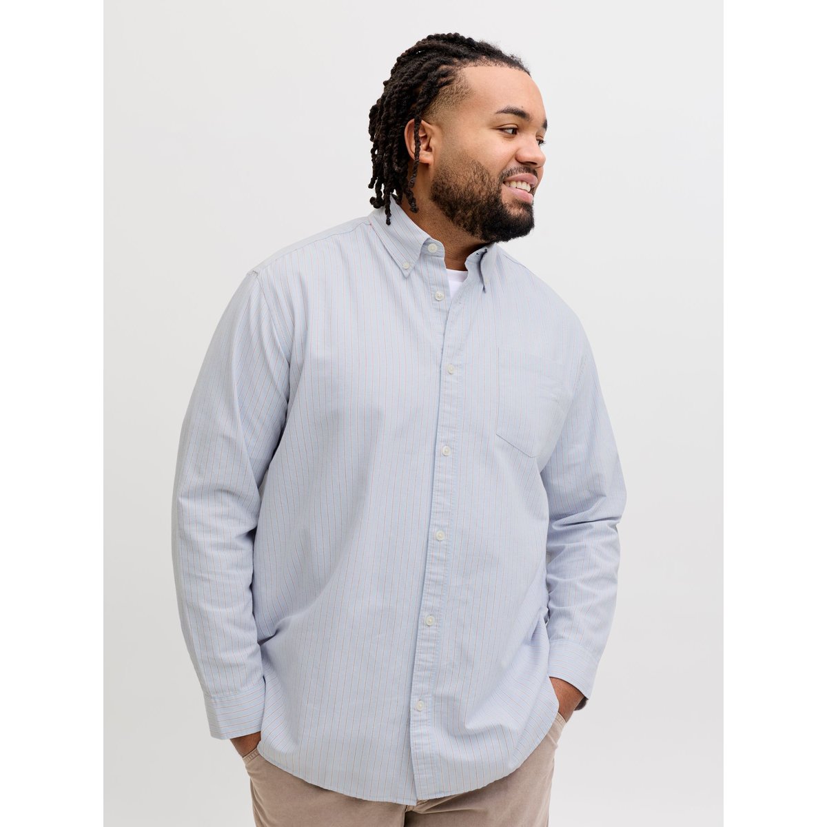 Chemise Oxford cashmere blue 1, JACK & JONES