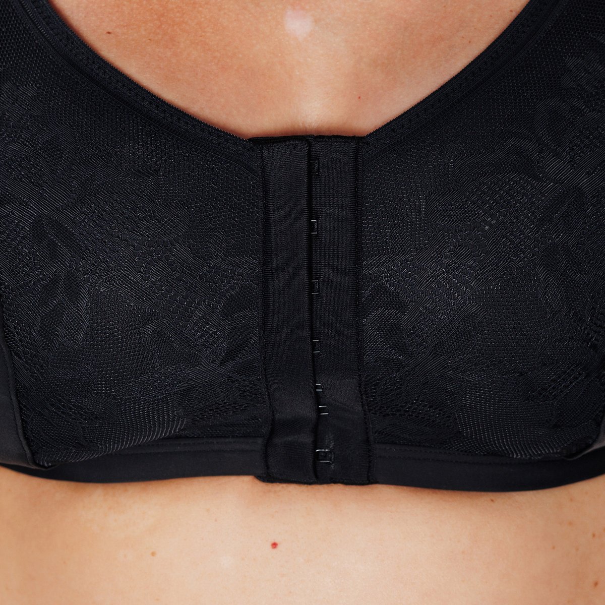 Soutien-gorge post-opératoire PERFECT noir, ROUGEGORGE LINGERIE