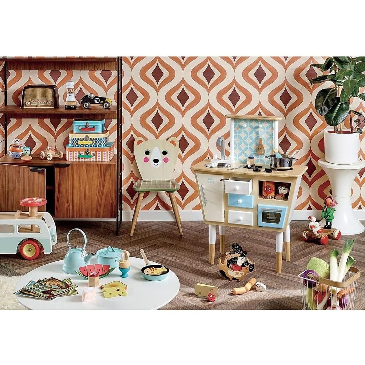 Cuisine Vintage bleu + blanc, VILAC