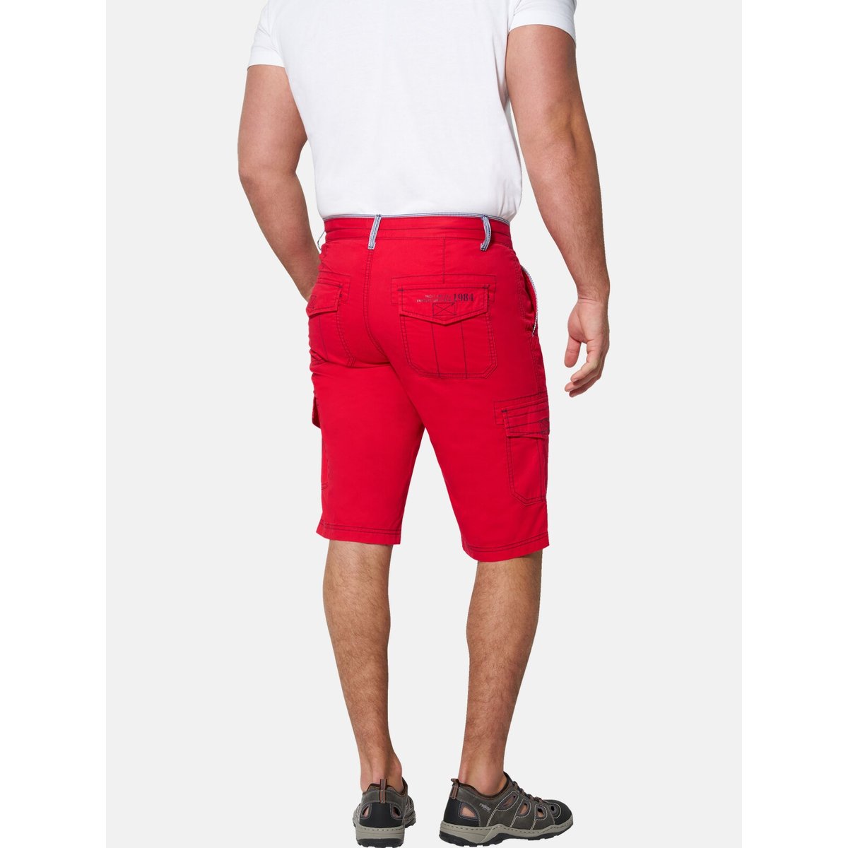 Bermuda cargo SILJAN rouge, JAN VANDERSTORM