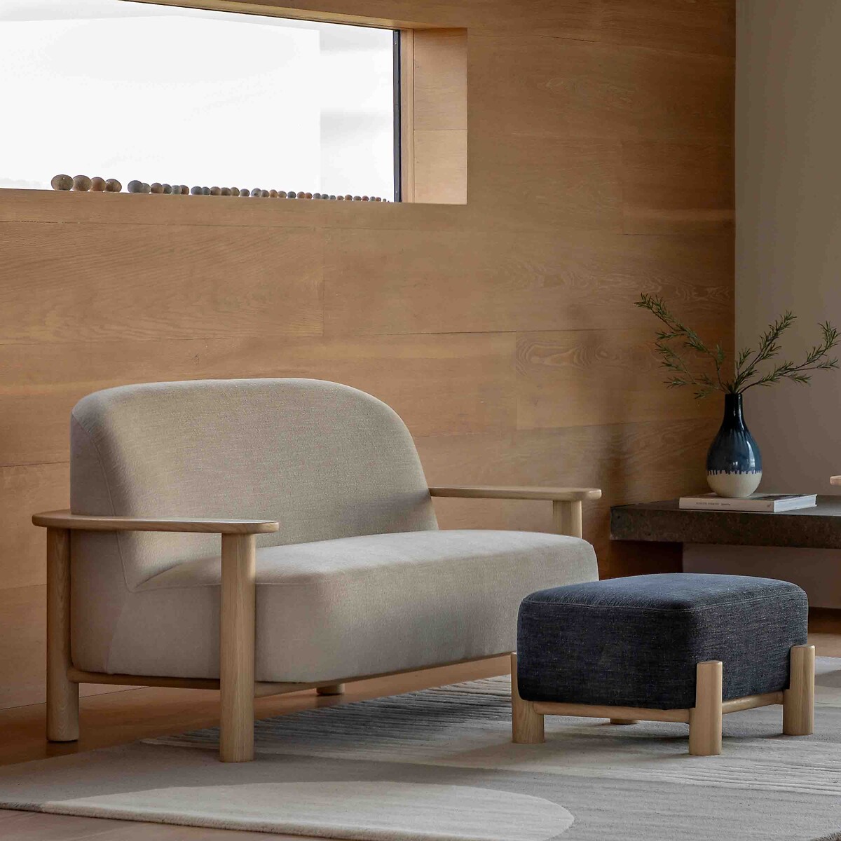 Huxley Velvet Chenille 2-Seater Sofa dusty, ÉDITÉ