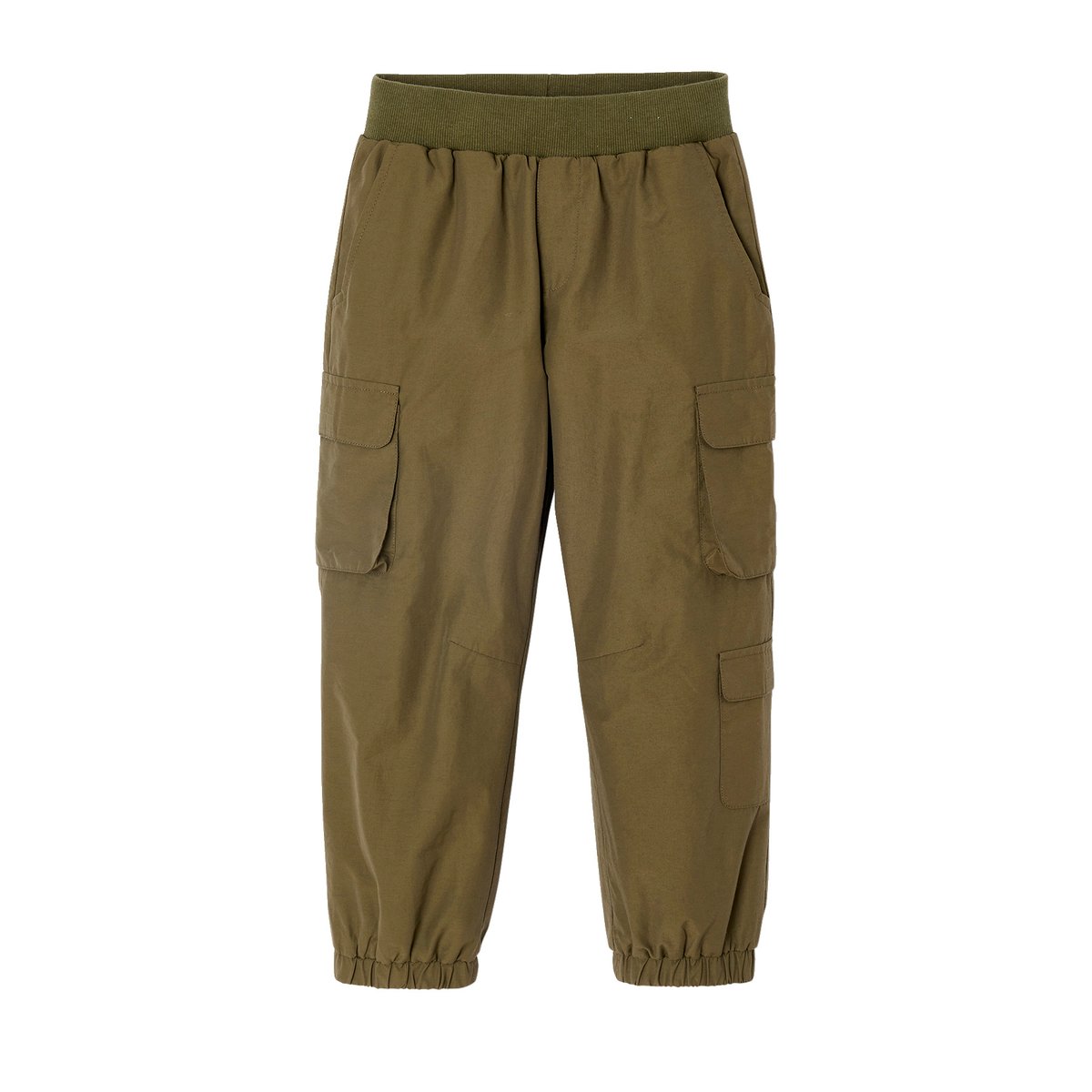 Pantalon utilitaire déperlant kaki, VERTBAUDET