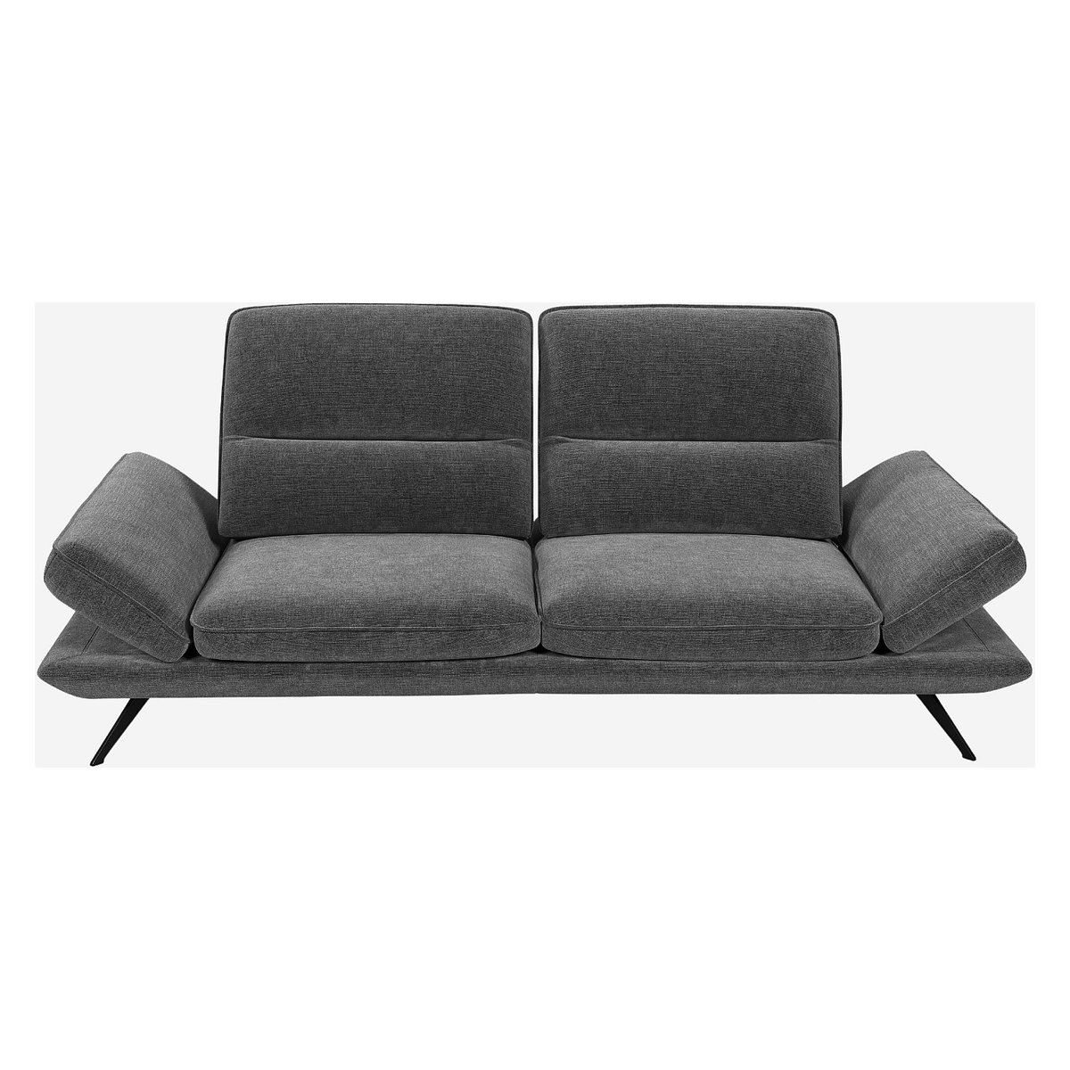 Canapé fixe tissu ROPIO gris anthracite, HABITAT