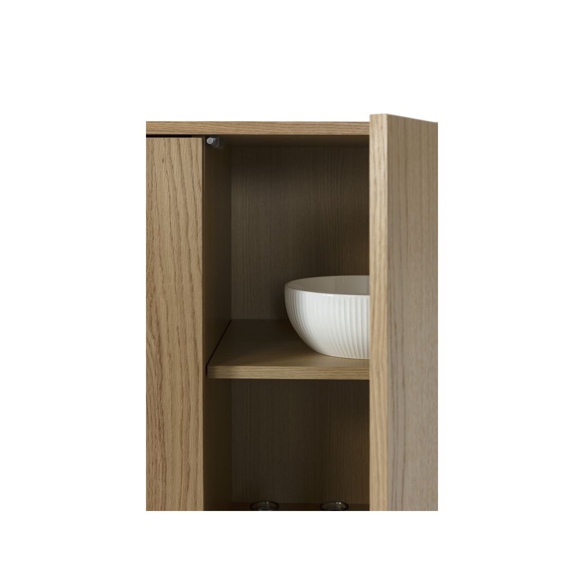 Buffet  en placage  portes 180 cm, MALO marron clair, BOBOCHIC