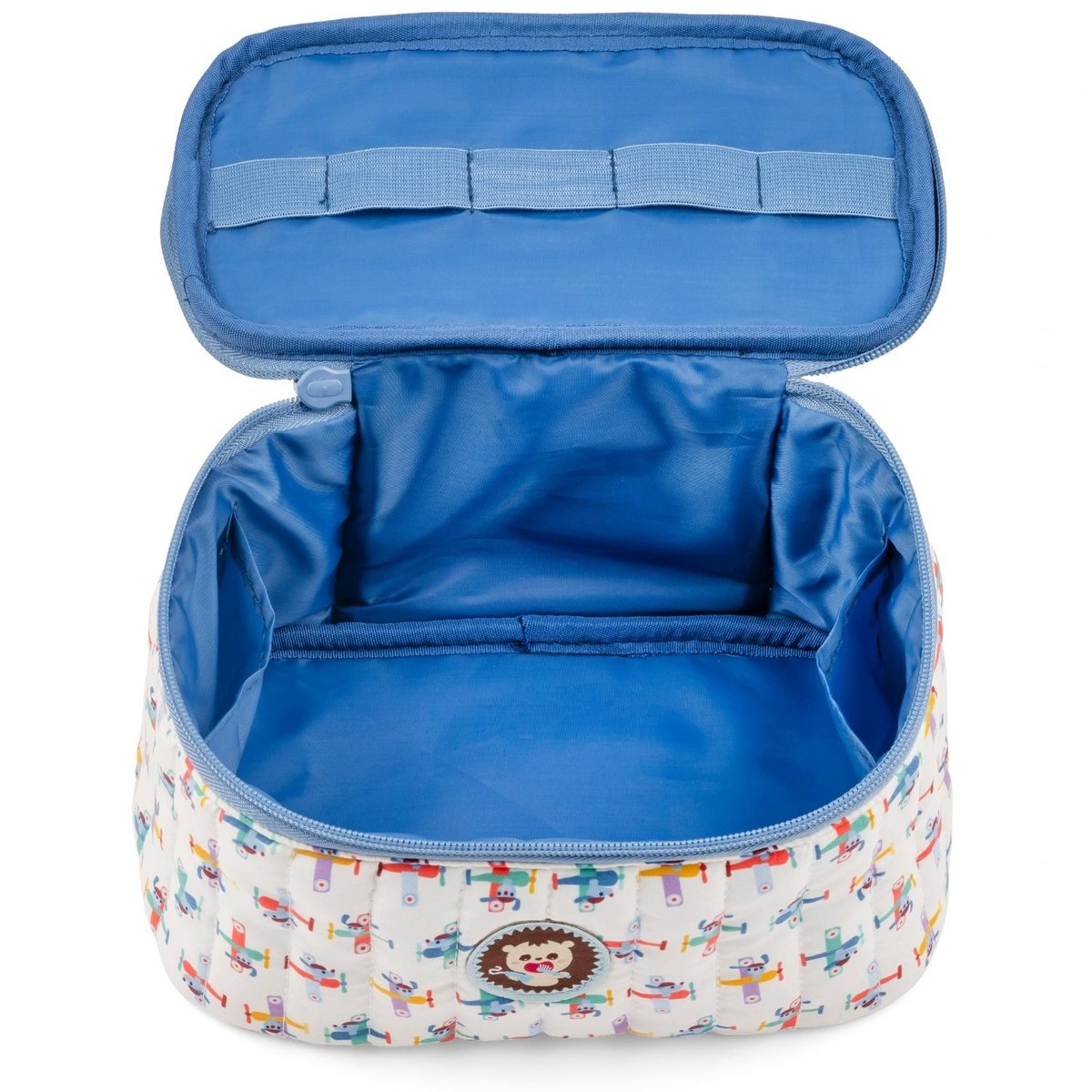 Trousse de toilette bleu, jaune, rouge, LILLIPUTIENS