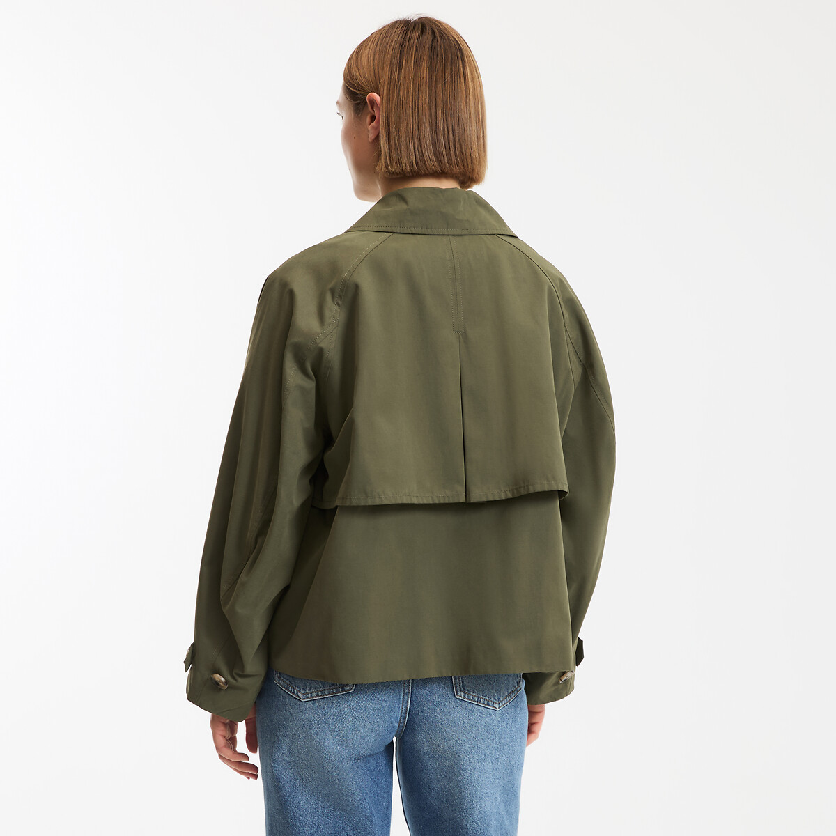 Marcellin Signature Oversized Trench Coat khaki green, LA REDOUTE COLLECTIONS
