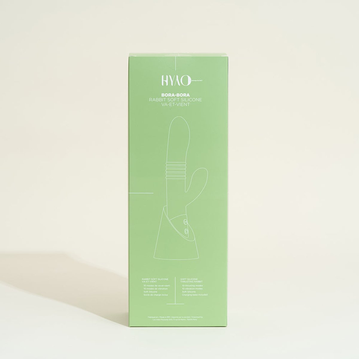Vibromasseur Rabbit va-et-vient Bora-Bora vert, HYYO