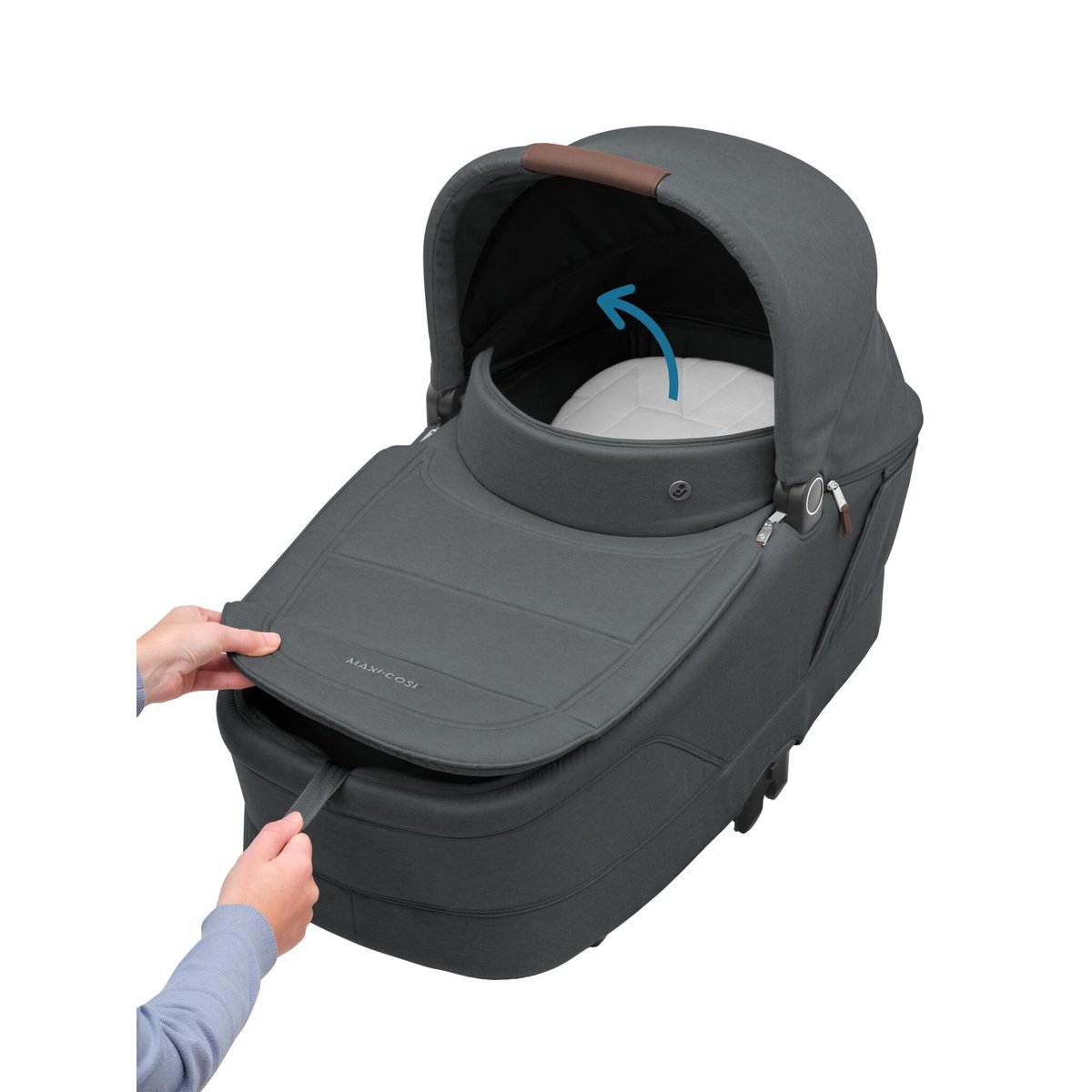 Nacelle Sense – ultra confortable twillic graphite, MAXI COSI