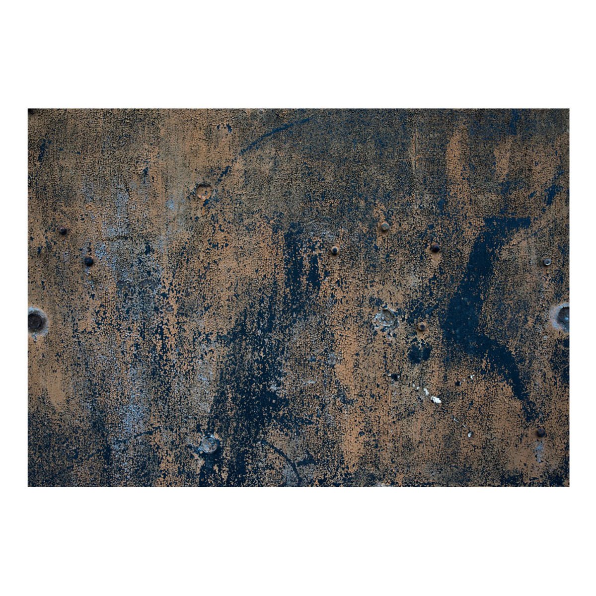Papier peint intissé panoramique Danse préhistorique bleu, EDEN