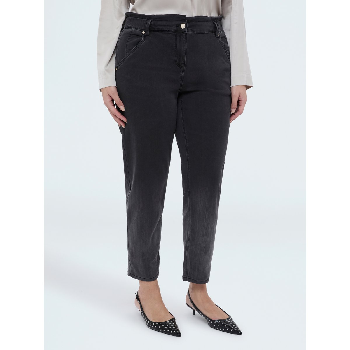 Jean Balloon lavage black noir, FIORELLA RUBINO