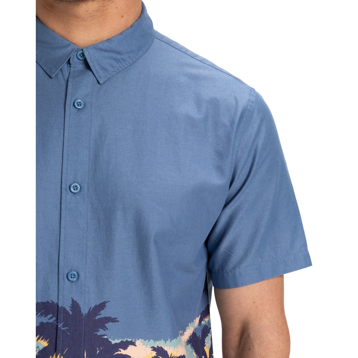 Chemise à manches courtes APERO CLASSIC ENGINEERED bleu coronet blue engineered, QUIKSILVER