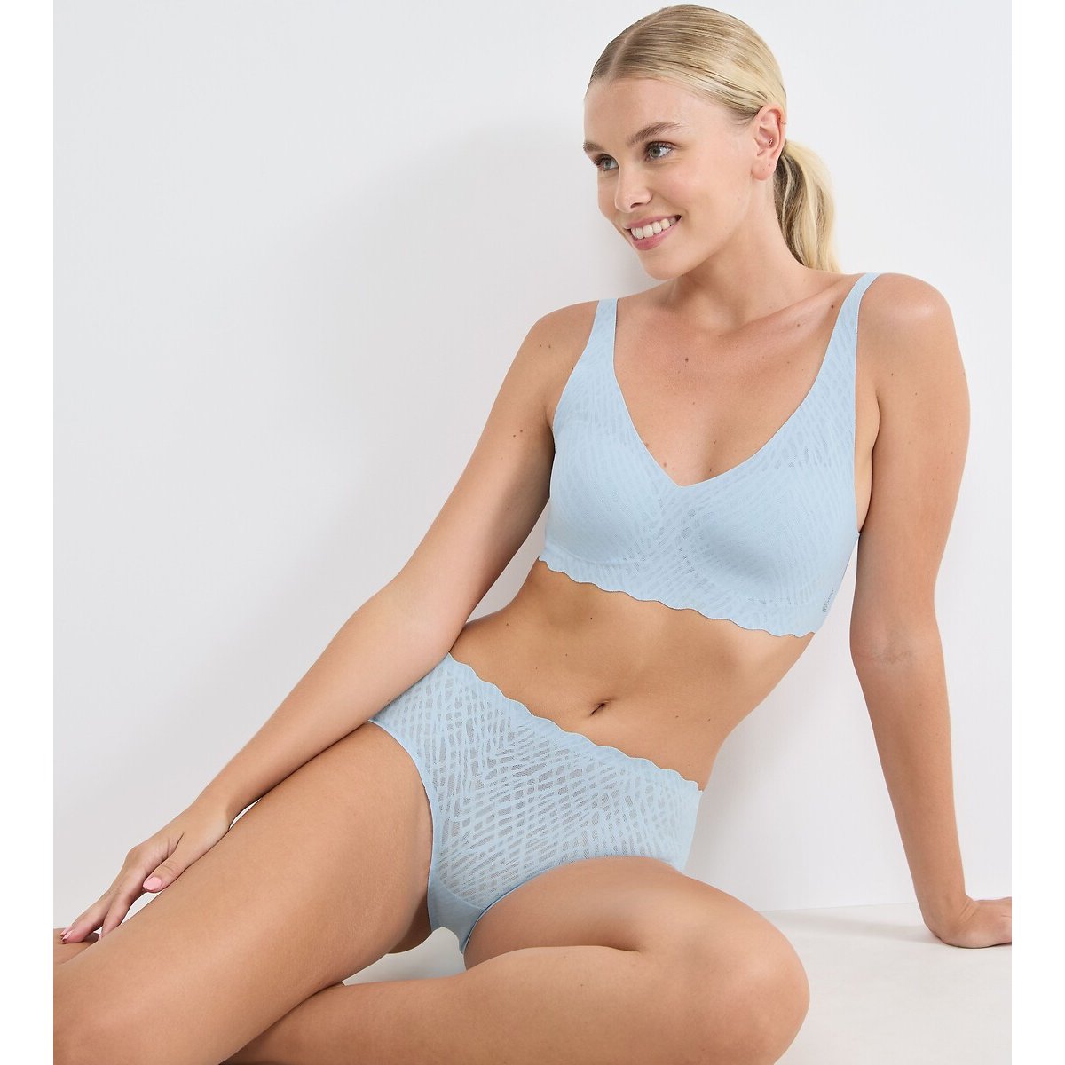 Bralette ZERO FEEL BLISS bleu clair, SLOGGI