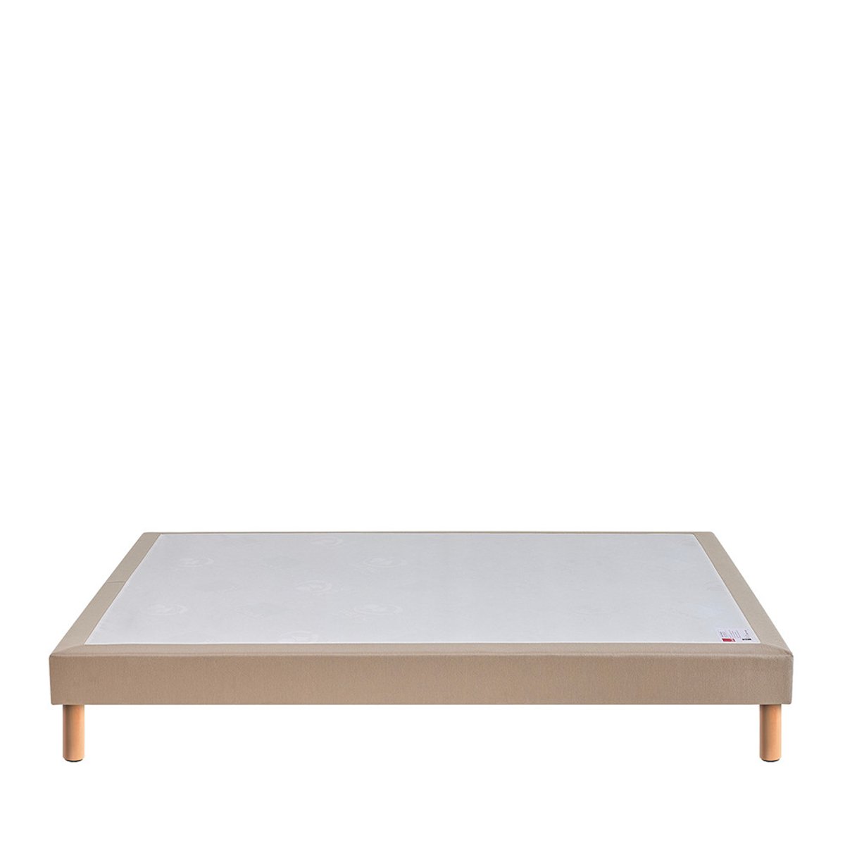 Sommier tapissier 140x190cm- MÉDIUM EGÉRIE beige, EPEDA