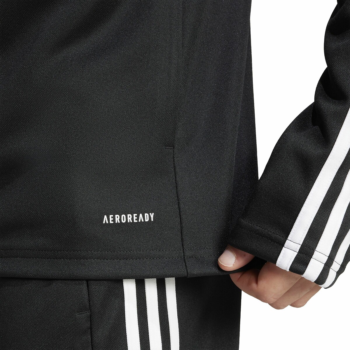 Veste de survêtement de football noir, adidas Performance