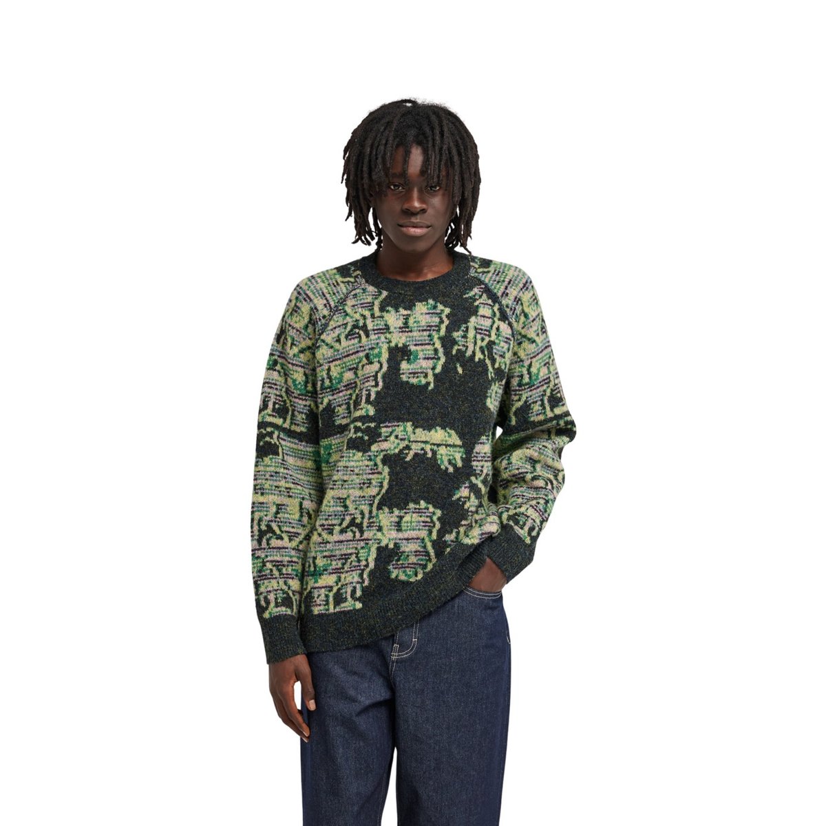 Sweat ANALOG vert zoom, ELEMENT