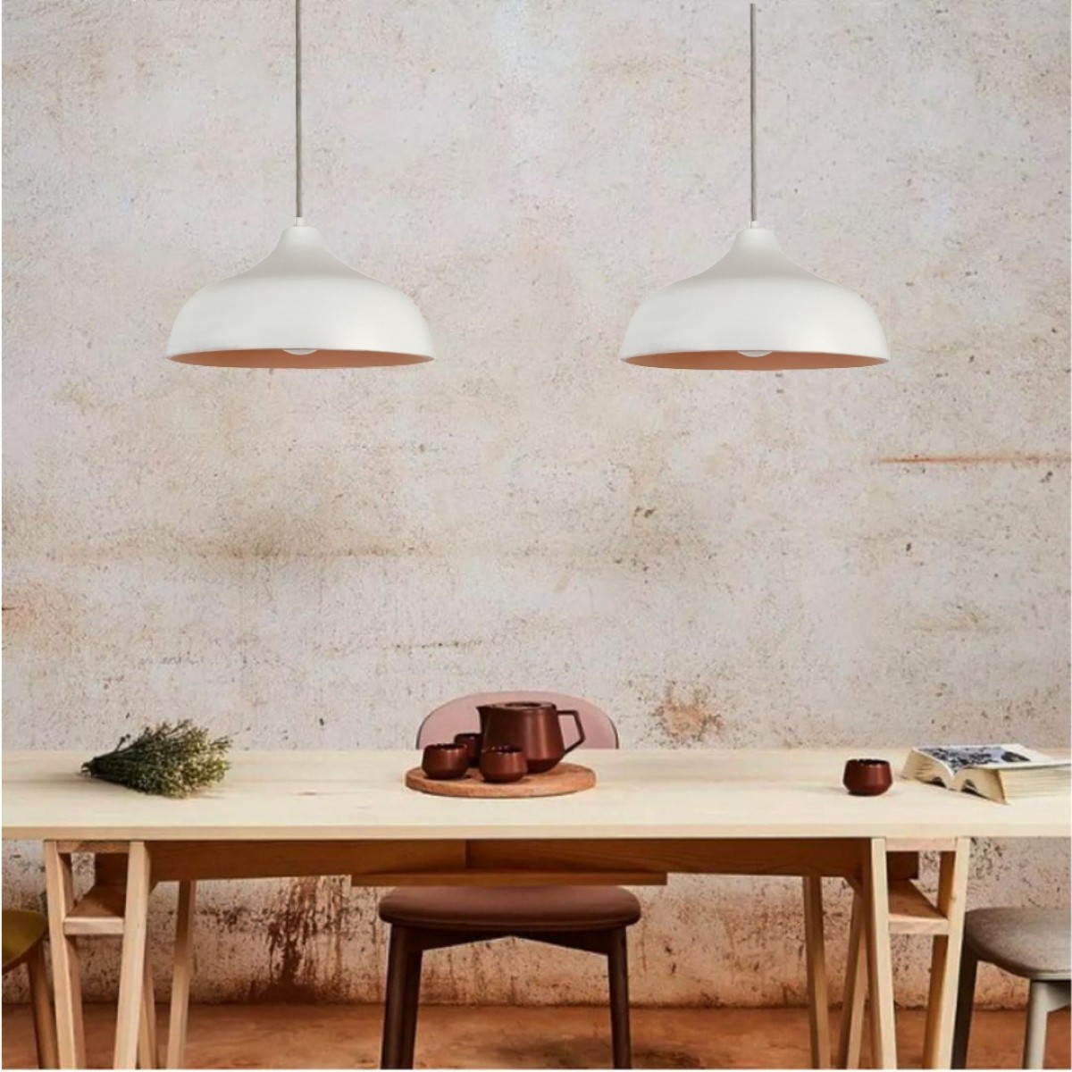 Suspension en terre cuite, MERY terre cuite, GERARD LAMY