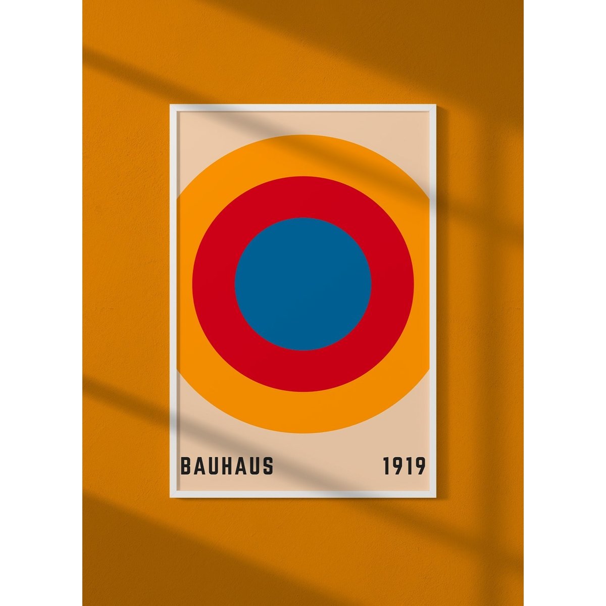 Affiche Bauhaus 15 blanc, L'AFFICHERIE