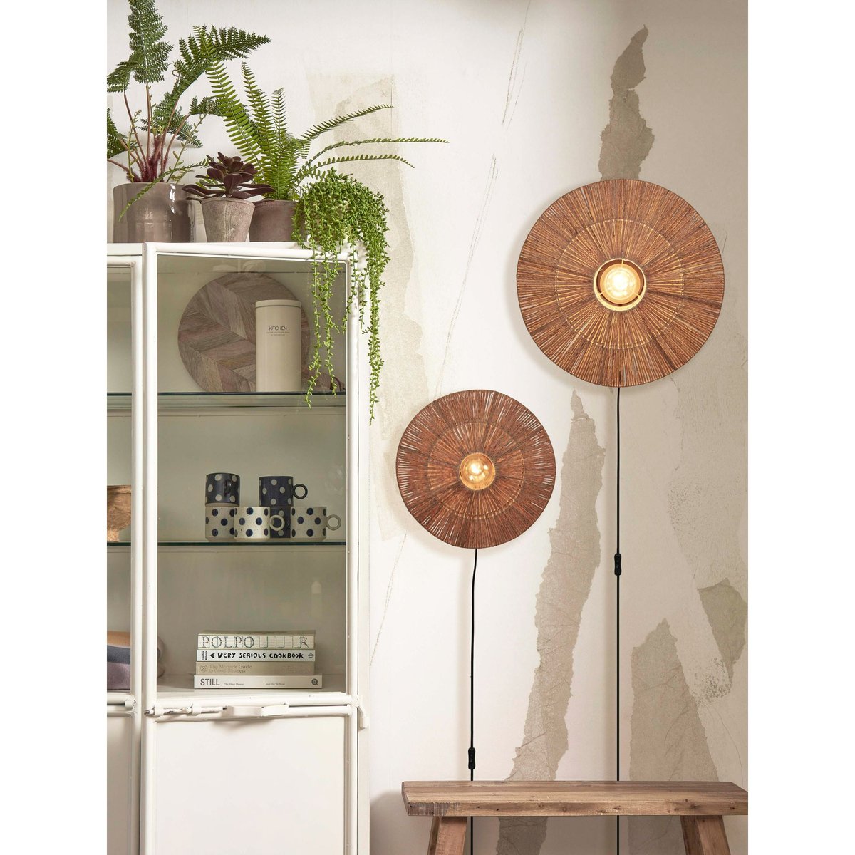 Applique Murale Jute IGUAZU marron, GOOD & MOJO
