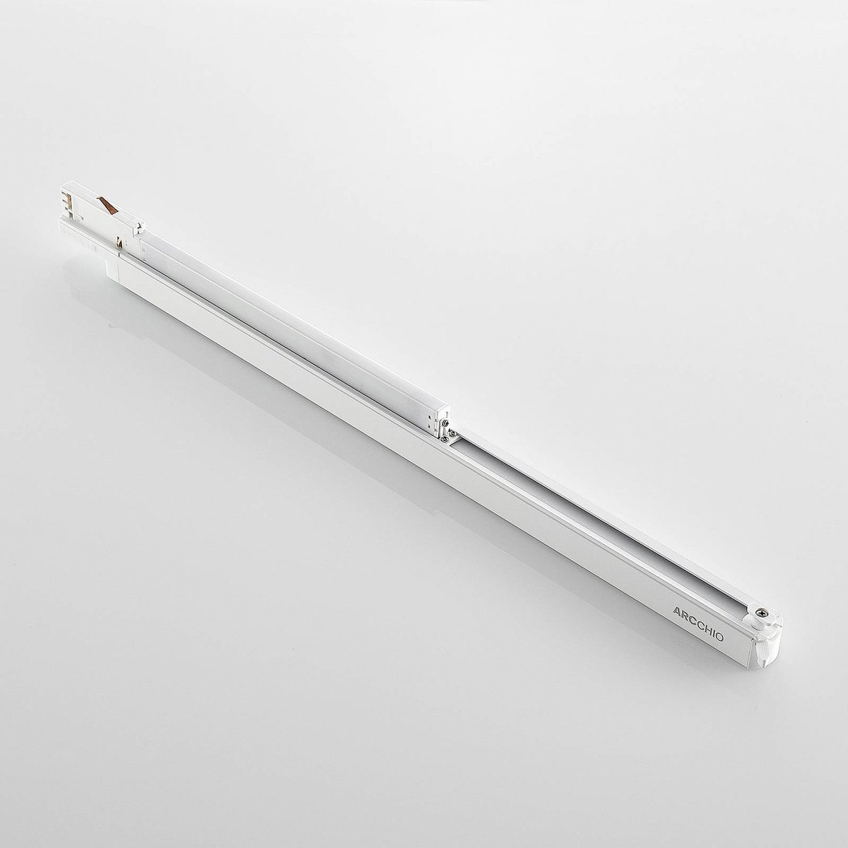 Projecteur pour rail électrique en aluminiumLED blanc (ral 9010), ARCCHIO