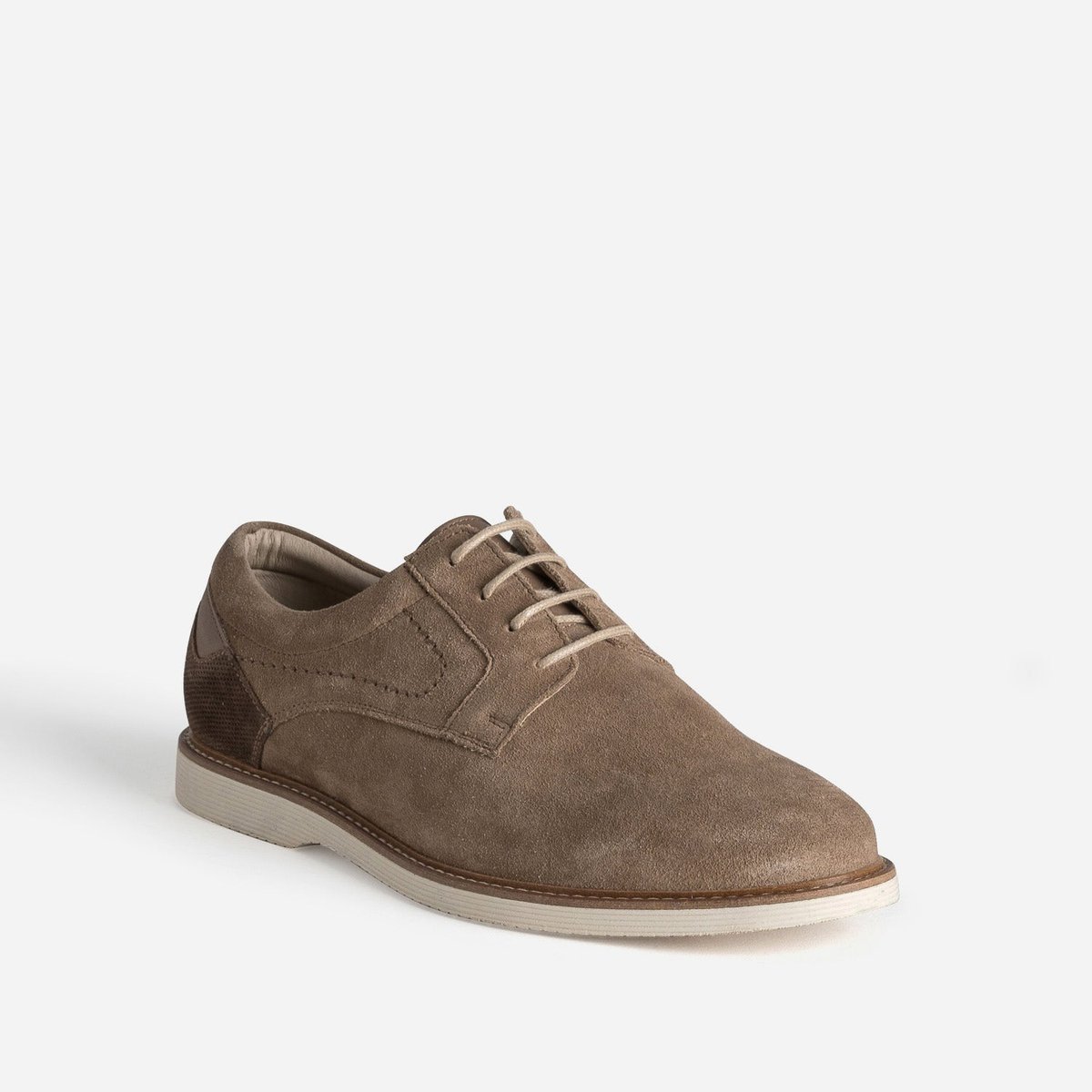 Derby en cuir FILIPE taupe, ERAM