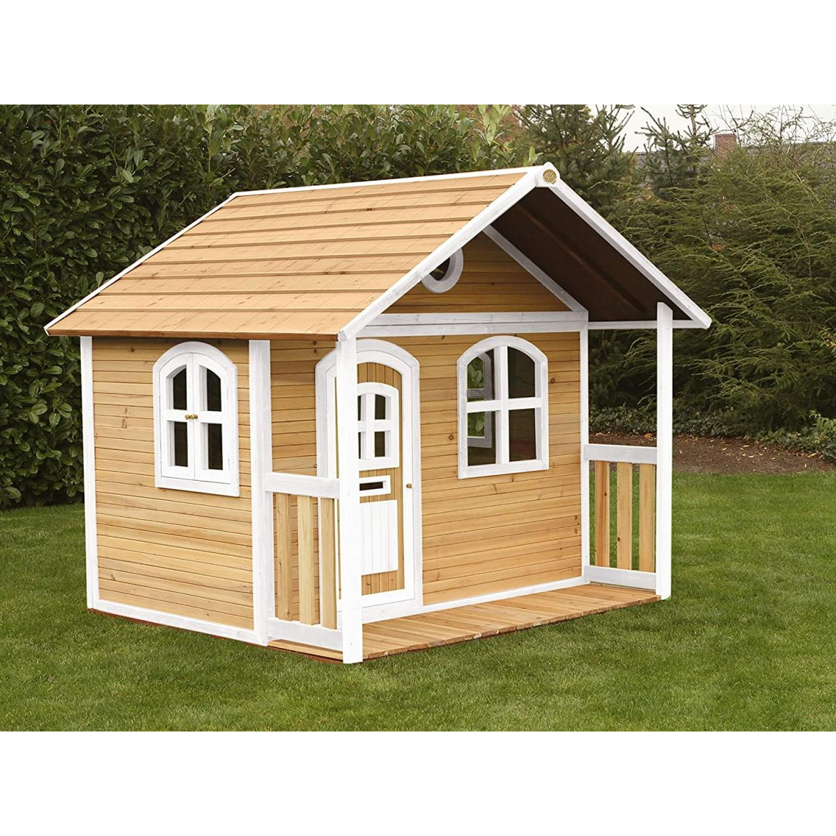 AXI Cabane enfant MILAN Brun Blanc couleur unique, AXI HOUSE