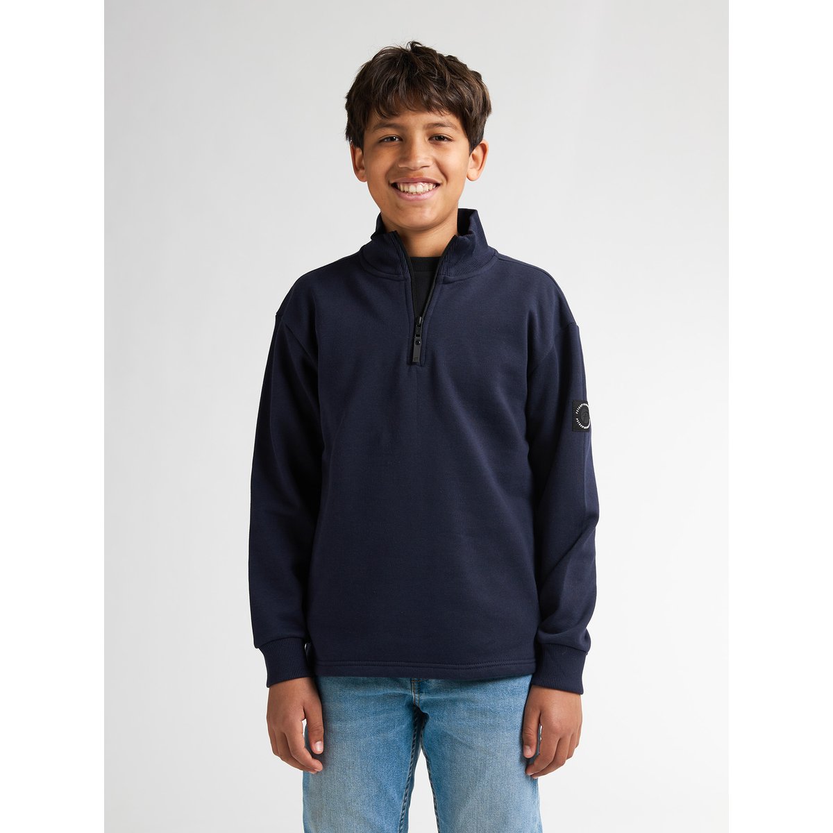 Pull à demi-zip skagit bleu royal navy, PETROL INDUSTRIES