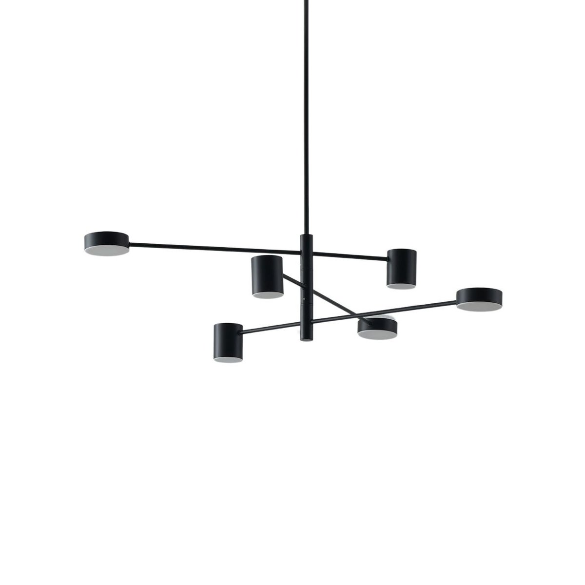 Grande Suspension à Spots - FORENZA noir, KOSILUM