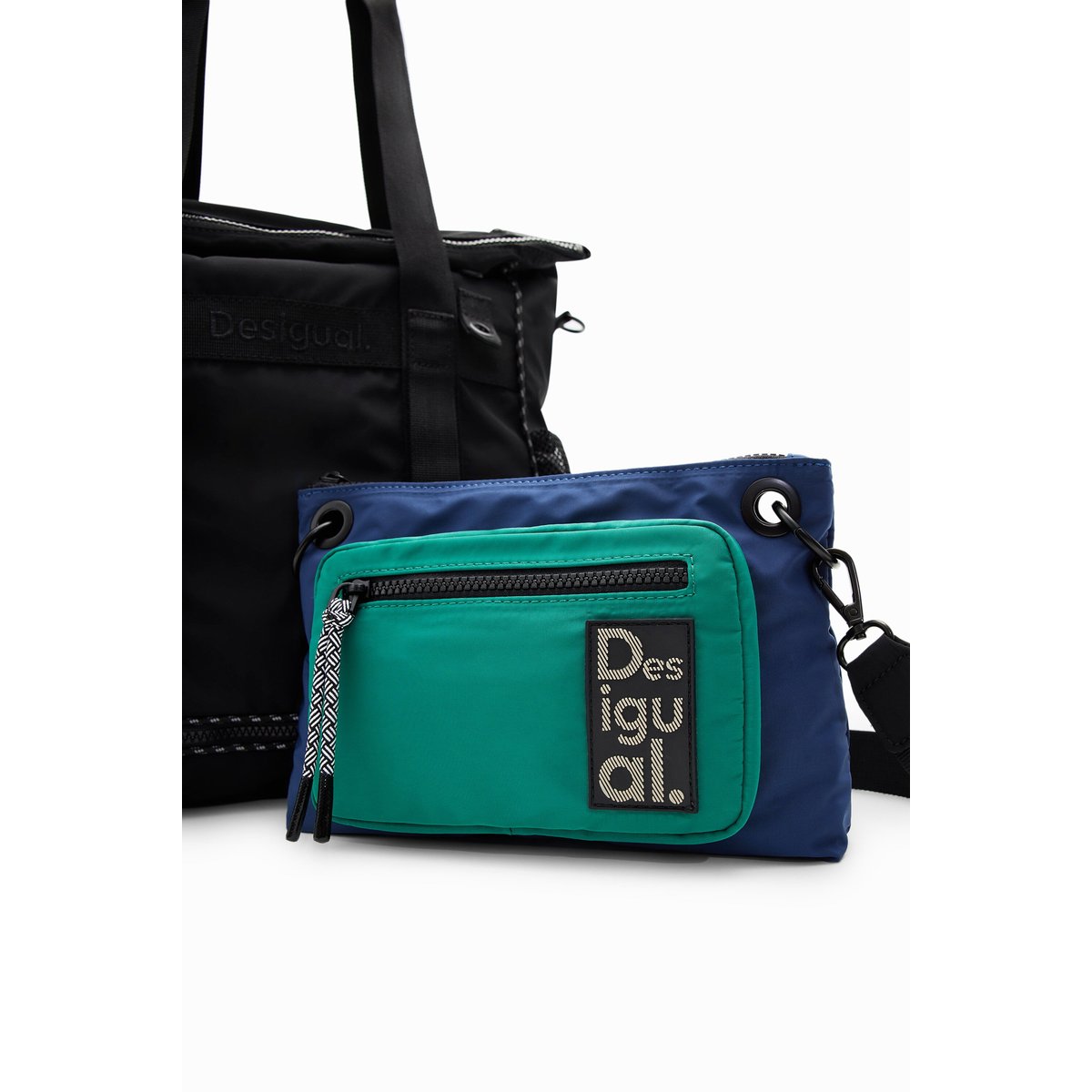 Sac à dos XL convertible bleu, DESIGUAL