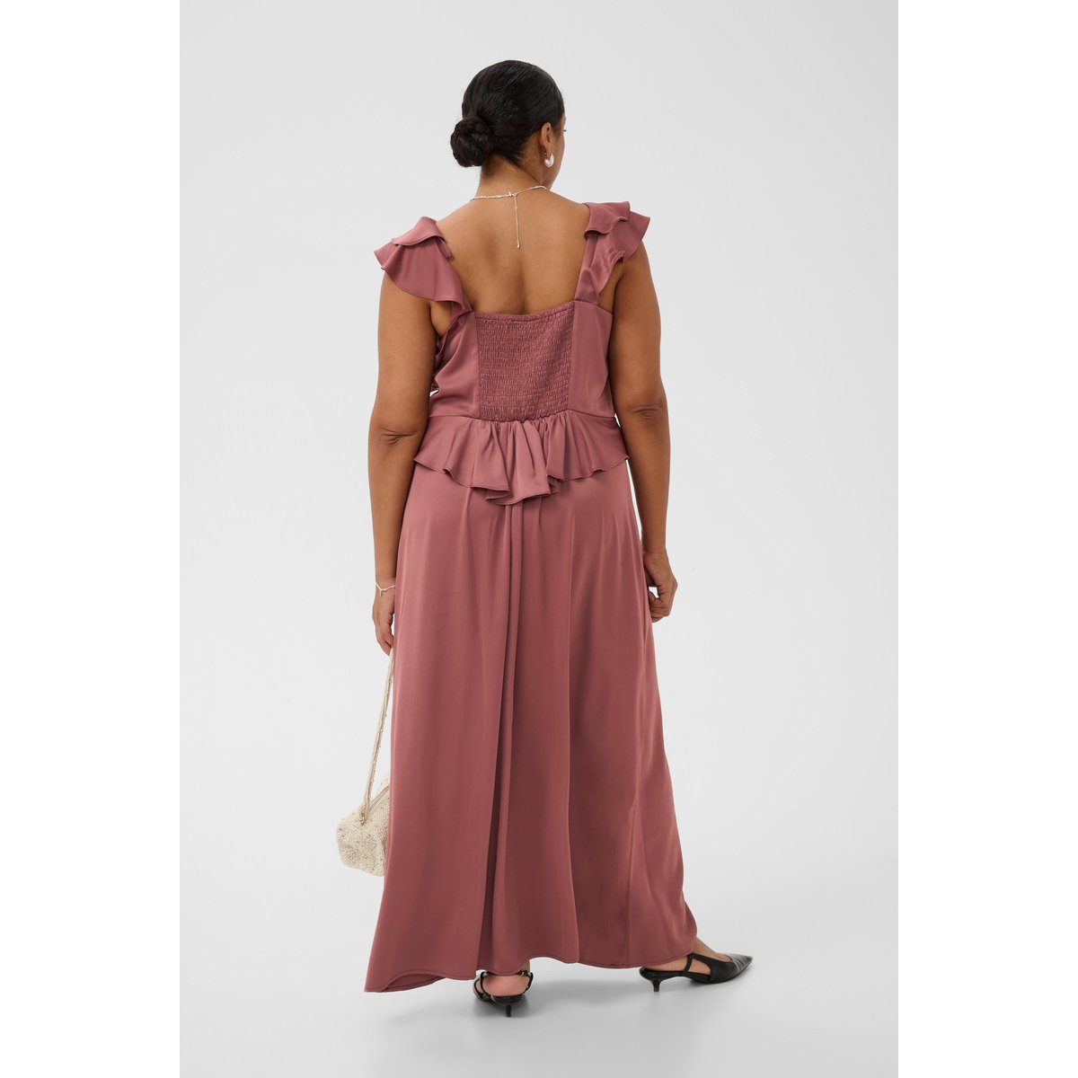 Robe rouge port, KAFFE CURVE