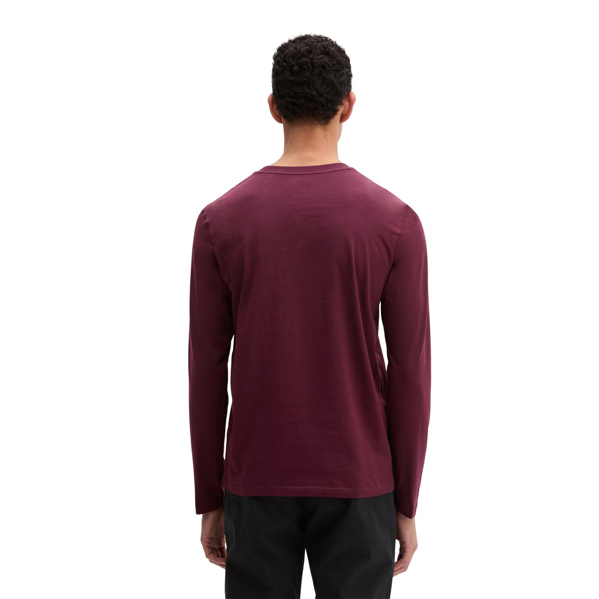 Double pack manches longues shaped en coton bio noir, MARC O'POLO