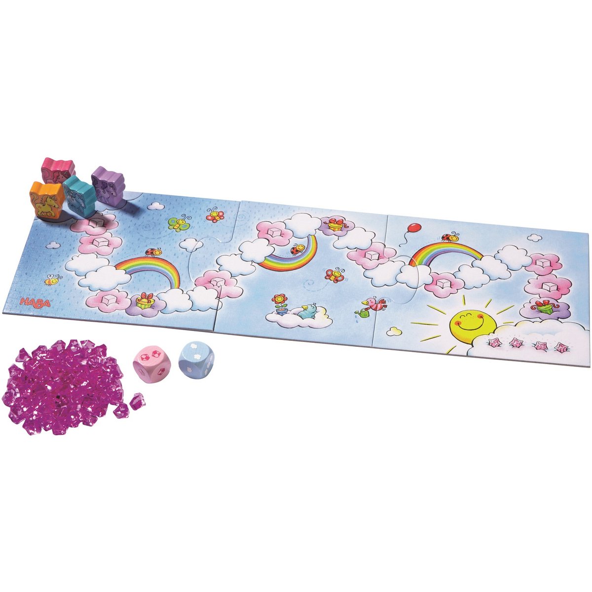 Licornes dans les nuages rose, HABA