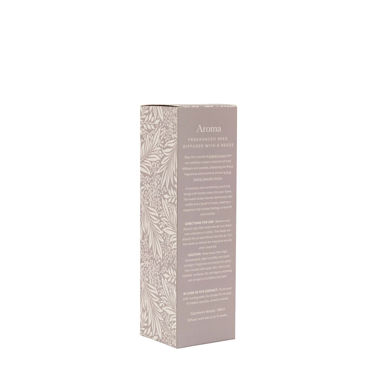 200ml Amber and Vanilla Reed Diffuser natural, ÉDITÉ
