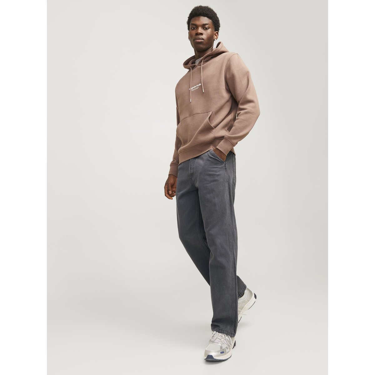 Jean À Coupe Ample asphalt 1, JACK & JONES