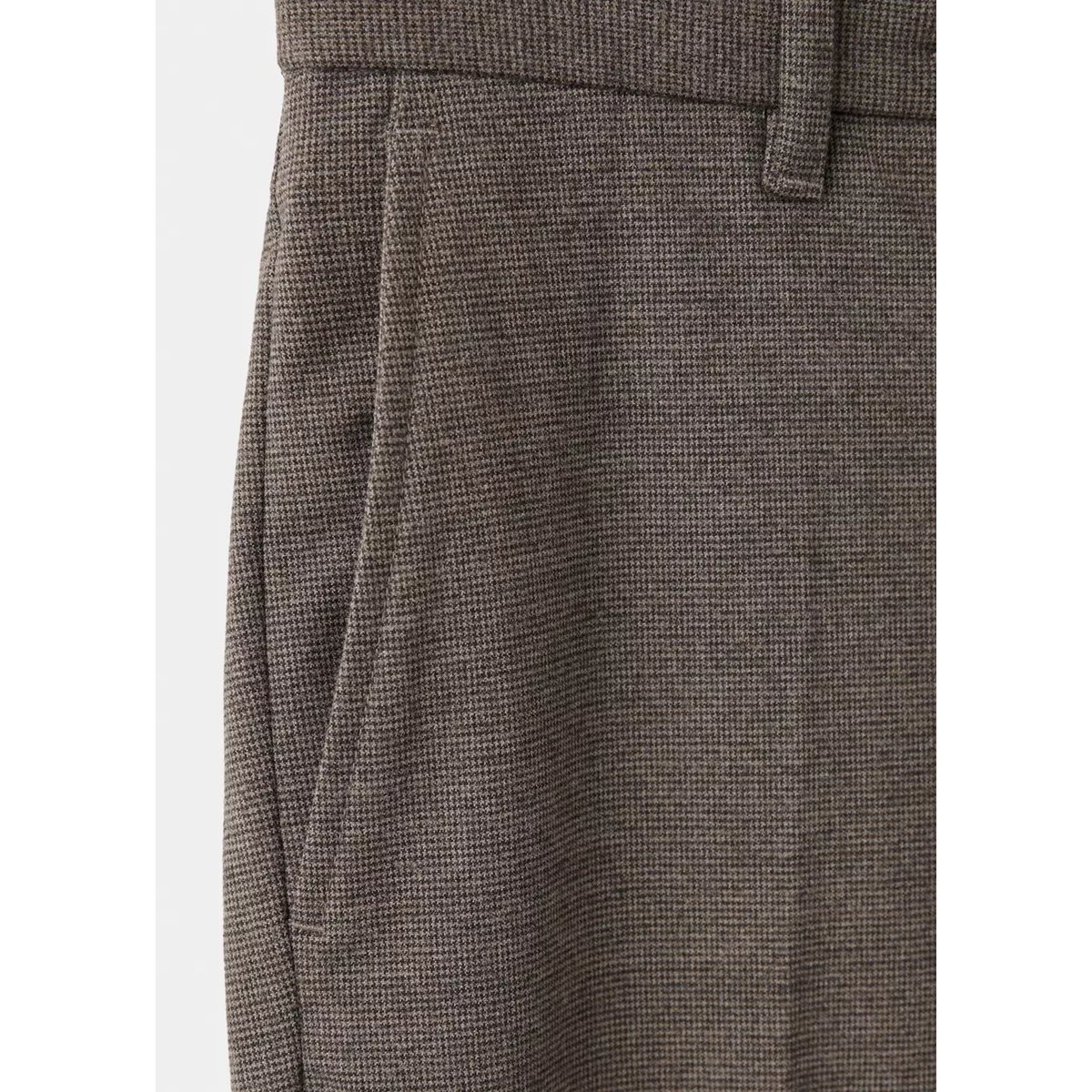 Pantalon slim-fit carreaux tabac, MANGO MAN