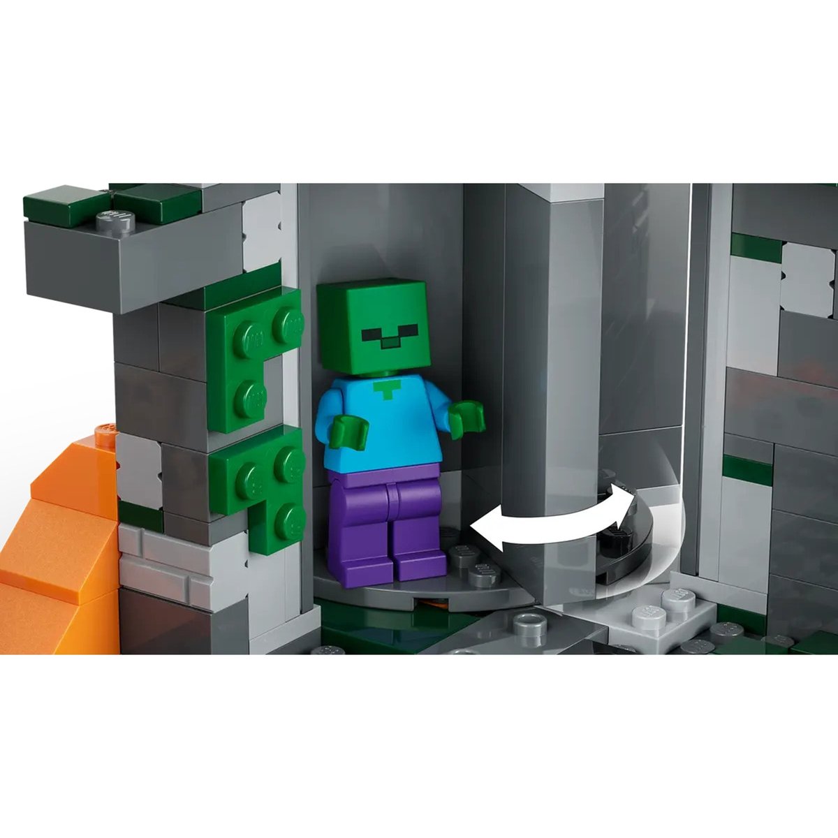 Minecraft Le Donjon de zombies multicolore, LEGO