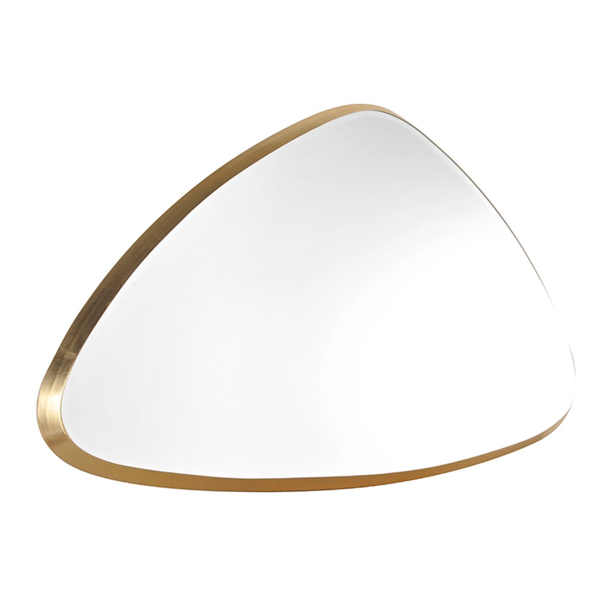Miroir biseauté triangle 55x35x4cm or, EMDE