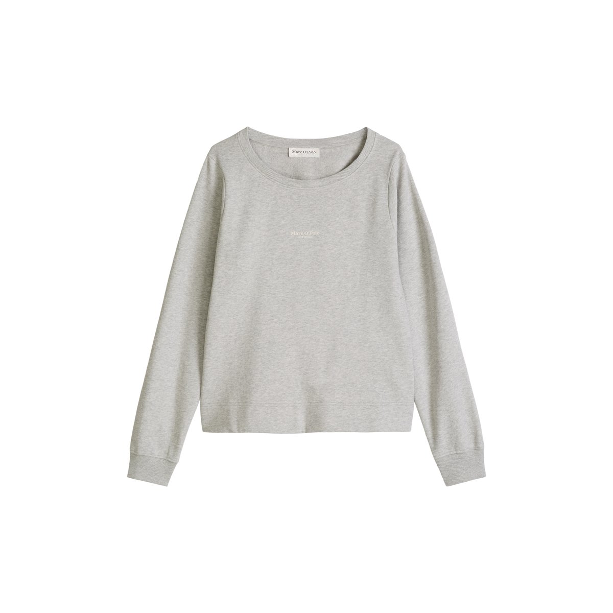 Sweat-shirt DfC relaxed garment-dyed avec surface peignée gris, MARC O'POLO