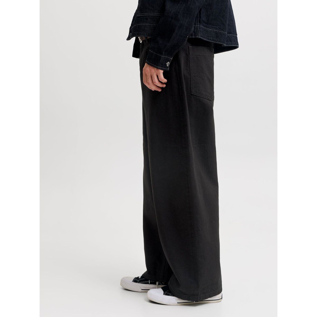 Jeans À Coupe Tonneau black denim, JACK & JONES